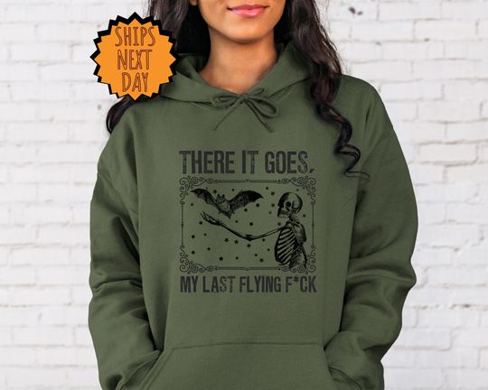 Discover There It Goes My Last F*ck Halloween Hoodie