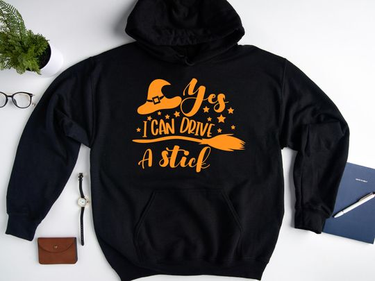 Discover Funny Witch Halloween Hoodie