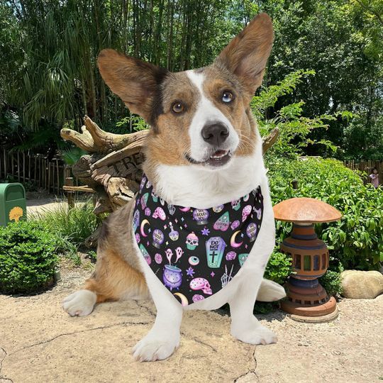 Discover Pastel Goth Pet Bandana Collar Large Dog Small Dog Cat Bandana