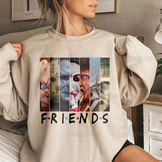 Discover Horror Movie Characters Hoodie Gift