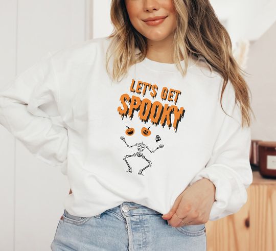 Discover Let's get Spooky Sweatshirt, Stay Spooky T-Shirt, Spooky Vibe Shirt, Family Matching Sweatshirt, Matching Party Sweatshirt, Spooky SZN Shirt