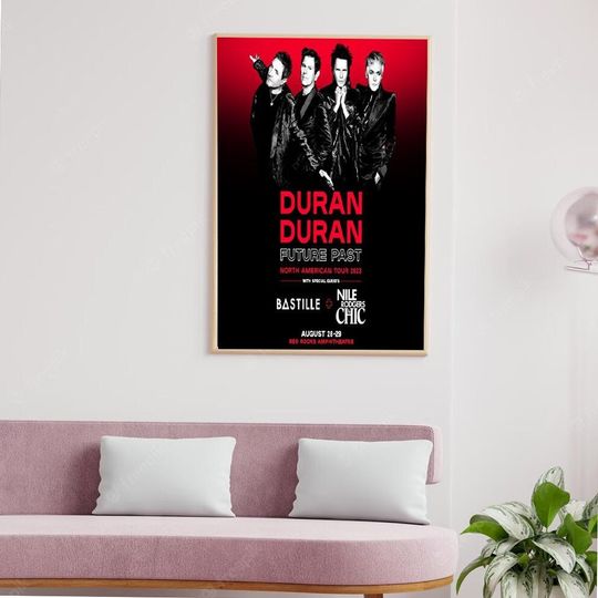 Discover Duran Duran Future Past North American tour august 28-29 2023 poster