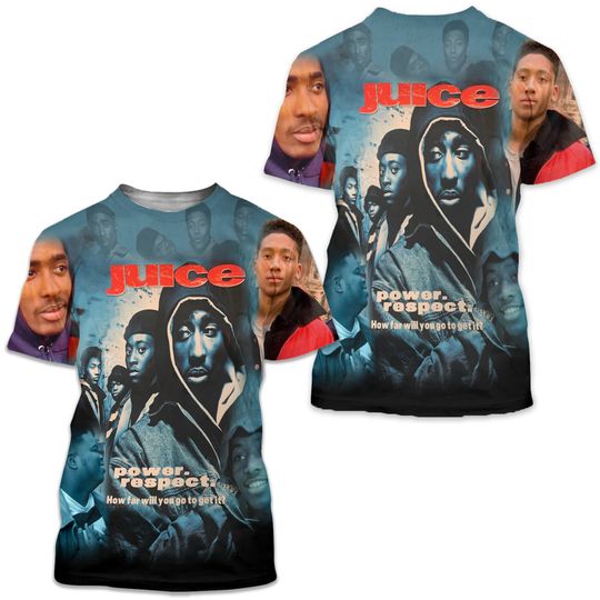 Discover Juice Movie Shirt Tupac Queen Latifah Samuel L. Jackson Omar Epps Jermaine Hopkins Black Movies 90's