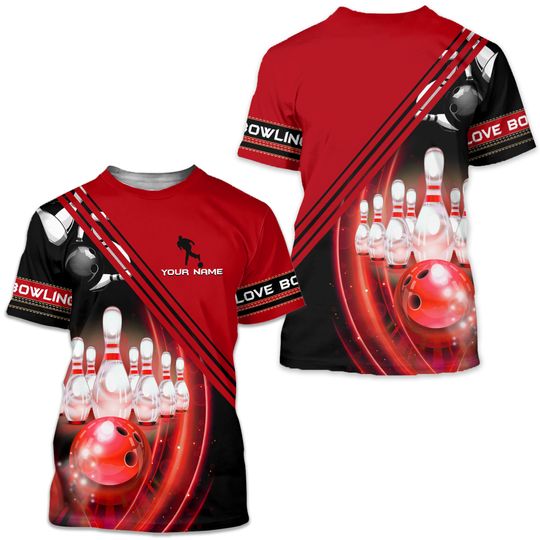 Discover Personalized All Over Printed Bowling Shirt
