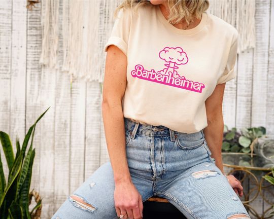 Discover Barbenheimer Shirt, Pink T-Shirt, Barbenheimer Shirt