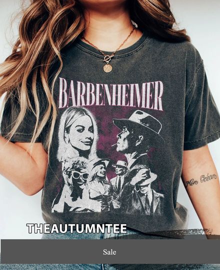 Discover Vintage Barbenheimer Shirt, Barbenheimer Shirt, Comeon Baby Lets go party shirt