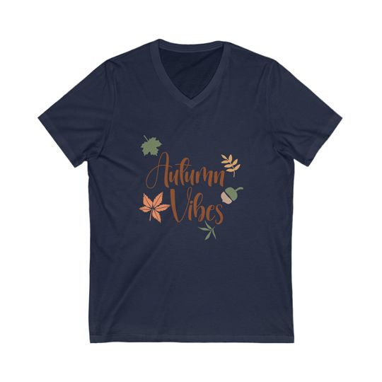 Discover Cute Fall T Shirt Autumn Vibes Leaves
