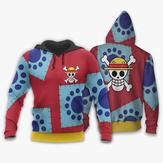 Discover Luf-fy Wano Arc 3D Hoodie, Anime Cartoon Shirt, Japanese Manga Hoodie