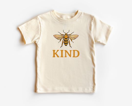 Discover Bee Kind Kids T-Shirt, Infant Bodysuit | Baby Shower Gift | Gender Neutral