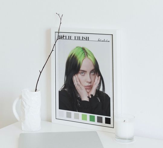 Discover Billie Eilish Poster Art Music