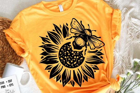 Discover Bee and Sunflower T-Shirt