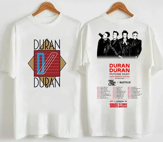Discover Vintage Duran Duran Tour T-Shirt | 2023 Music Gift