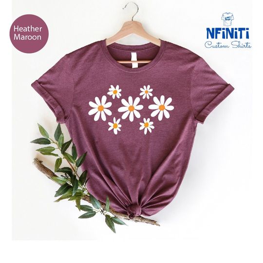 Discover Daisy Mom Shirt, Wildflower Lover's Tee