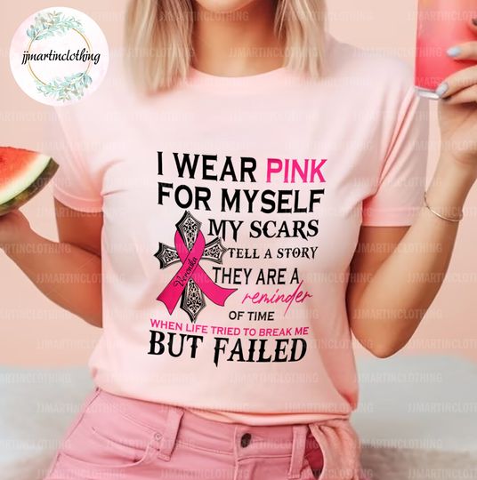 Discover I Wear Pink for Myself Breast Cancer Awareness T-Shirt