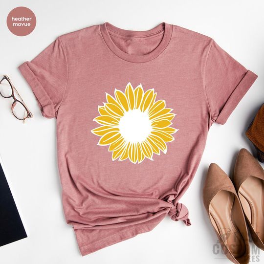 Discover Sunflower Shirt, Mothers Day Gift, Sunflower Graphic Tee, Flower Shirt