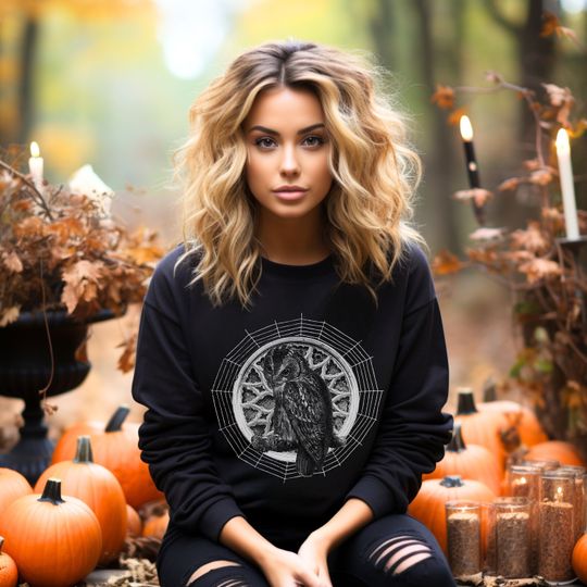 Discover Goblincore Halloween Crewneck Sweatshirt - Spooky Matching Shirt