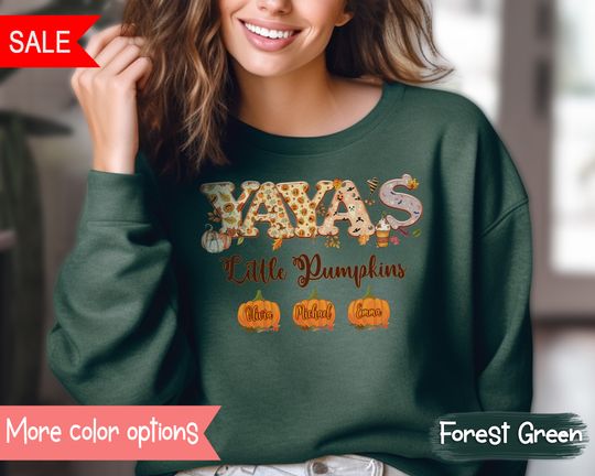 Discover Personalized YaYa Autumn Little Pumpkin Shirt