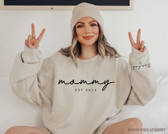 Discover Custom Mommy Sweatshirt for Mother's Day
