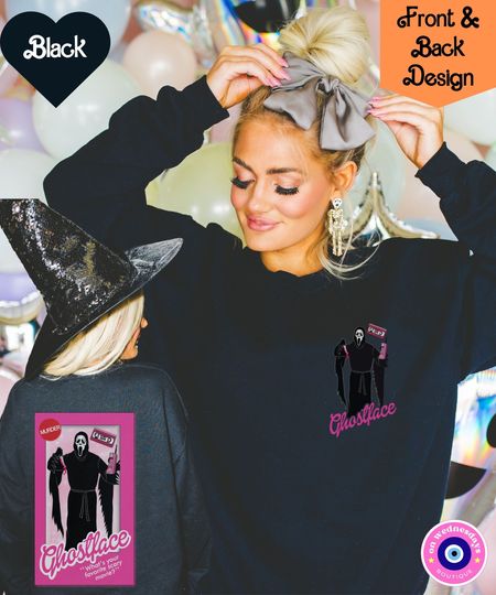 Discover You Hang Up Sweatshirt, Halloween Sweatshirt for Women, Gift For Her, 90s Horror Movie Sweatshirt, Cute Halloween Crewneck, Funny Sweatshirt