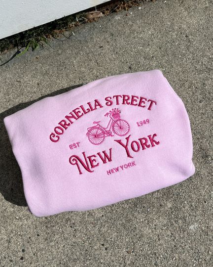 Discover Cornelia Street Embroidered sweatshirt
