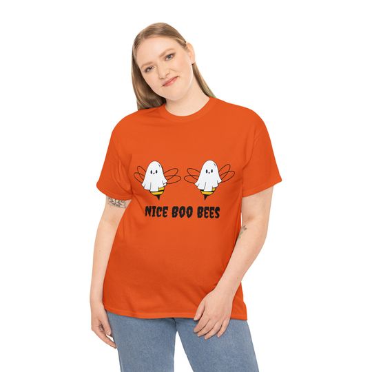 Discover Nice Boo Bees Halloween T-Shirt, Ghost Bees Fun Graphic