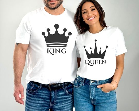 Discover Halloween Royal Family Matching King and Queen T-Shirts