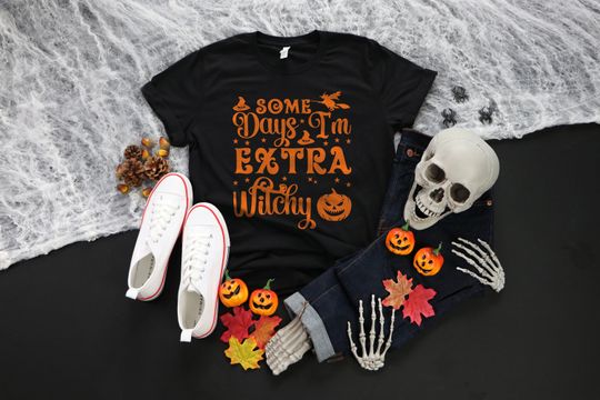 Discover Extra Witchy Family Matching Shirt for Halloween