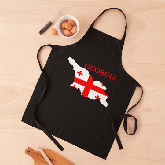 Discover Georgia Flag Map Apron