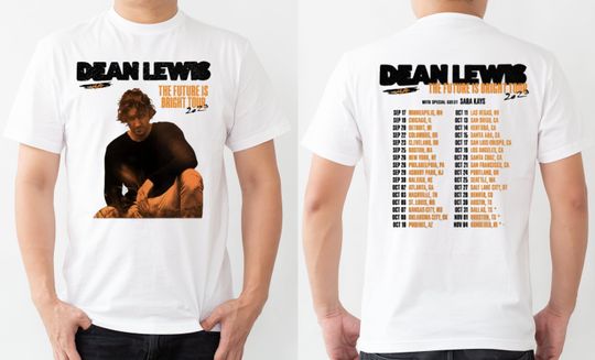 Discover Dean Lewis Tour 2023 T-Shirt, Graphic Dean Lewis The Future Is Bright Concert Shirt