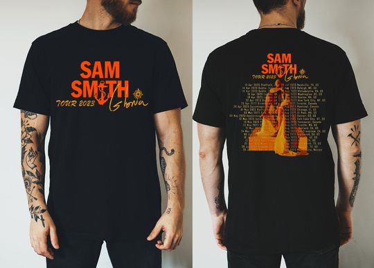 Discover Tour 2023 Sam Smith Graphic T-Shirt/Sam Smith Gloria World Tour Shirt