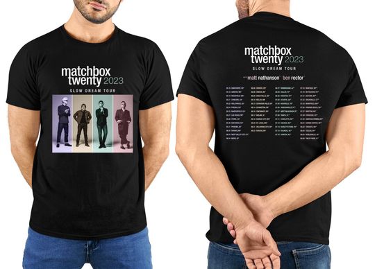Discover Tour 2023 Shirt/Matchbox Twenty Band Shirt/Matchbox 20 Slow Dream Tour Shirt