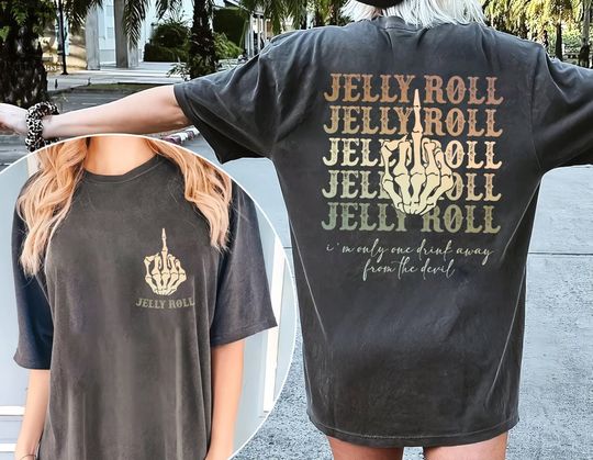 Discover Jelly I'm only one Drink away from the devil Graphic Shirt