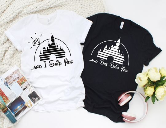Discover I Said Yes Shirt, ...And She Said Yes Shirt, Just Engaged Shirts, Bachelorette Party Shirts, Shirts for Couples, Groom Shirt, Wedding Shirts