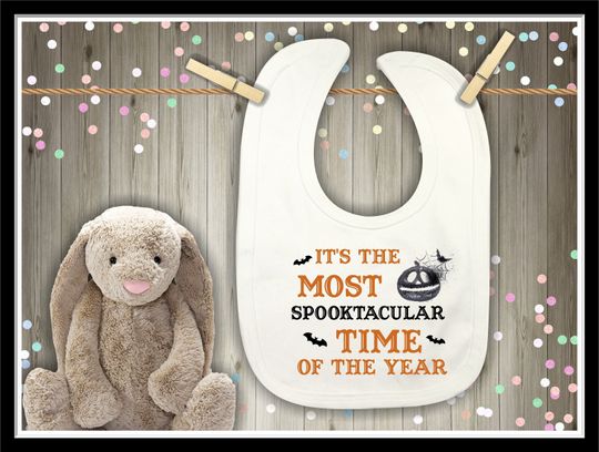 Discover Halloween Baby Bib, It's The Most Spooktacular