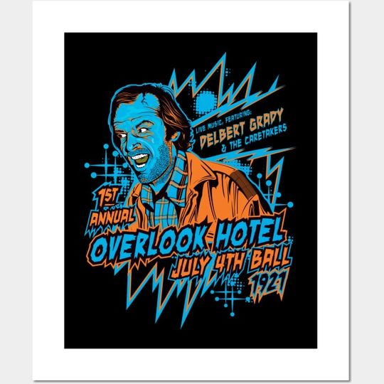 Discover The Overlook Hotel Party The Shining Horror Movie Poster