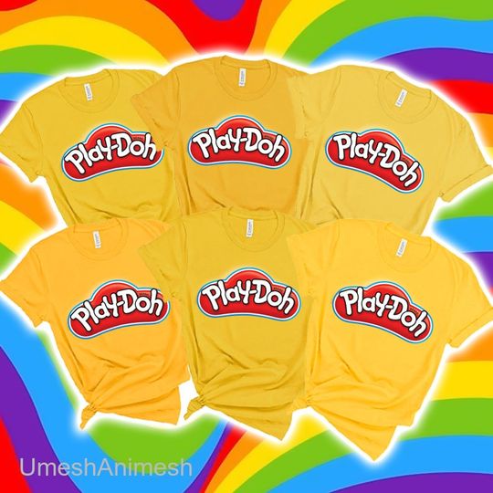 Discover Play-Doh Group Halloween Costumes - Teacher Matching Shirt