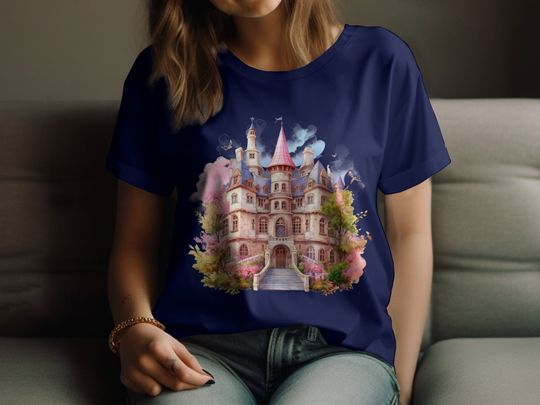 Discover Fairies, Back to School, Girls, Castle T-Shirt for Girls, Fairy T-Shirt for Girls