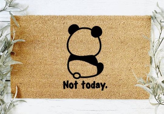 Discover Funny Panda doormat