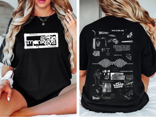 Discover Arctic Monkeys Band Shirt, 2023 Music Concert Tour T Shirt