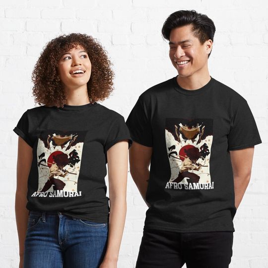 Discover AFRO HAIR SAMURAI Classic Classic T-Shirt