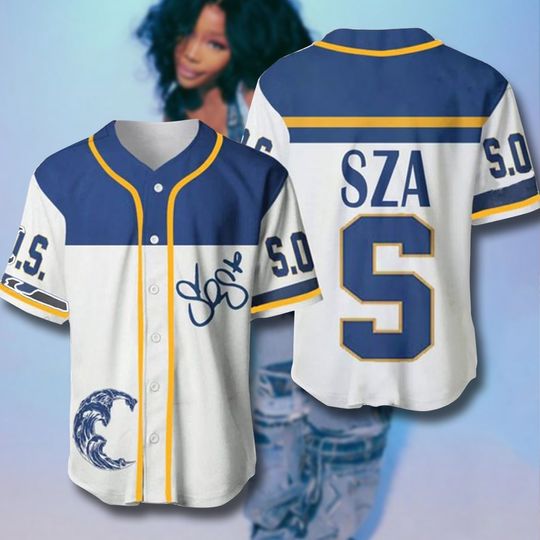 Discover SZA Baseball Jersey, SOS New Album Merch, SZA Good Day Jersey