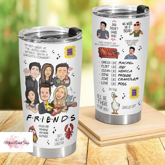 Discover Friends Tumbler, Friends Insulated Tumbler, Friends Series Tumbler, Friends Tumbler With Straw, Tv Show Series Tumbler