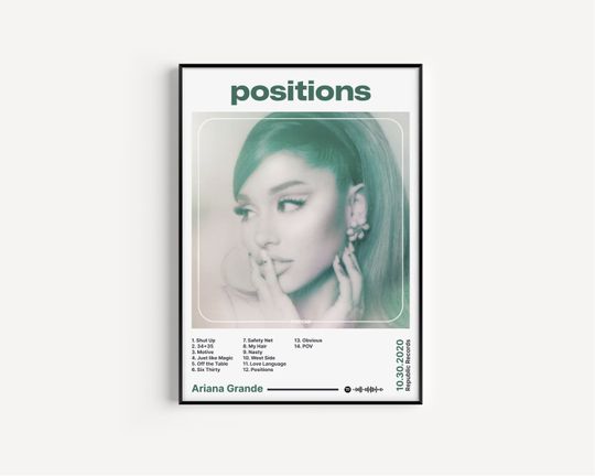 Discover Ariana - Positions | Digital Album Poster