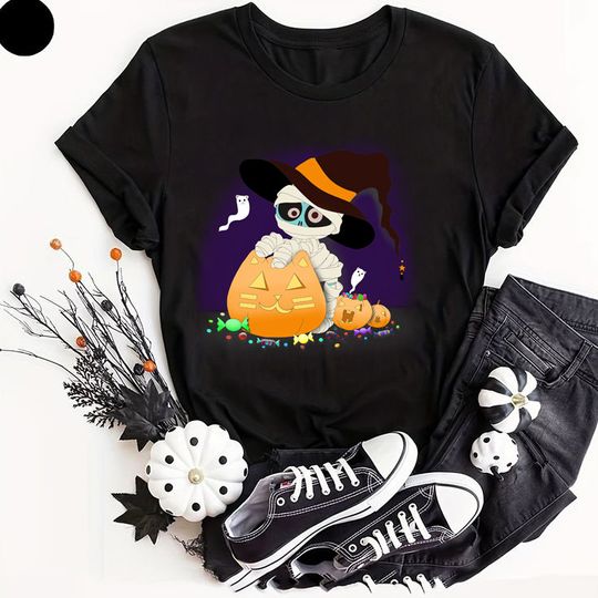 Discover Zombie Mummy Pumpkin Unisex Jersey Short Sleeve Tee