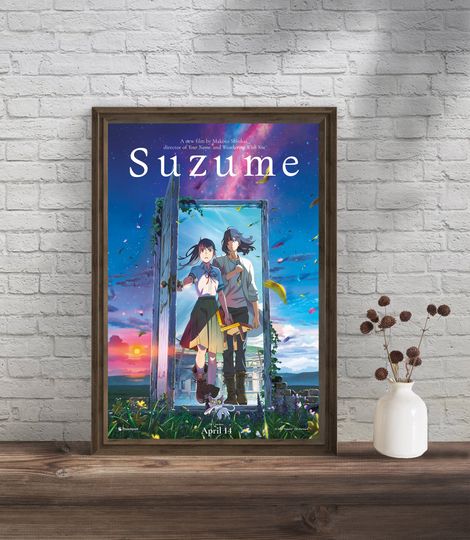 Discover Suzume Movie Poster, Movie Home Decor Poster