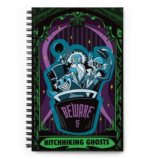 Discover Hitchhiking Ghosts Spiral notebook