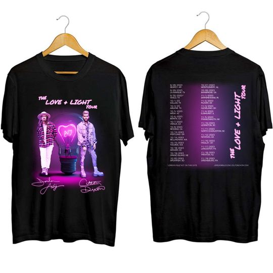 Discover Colton Dixon & Jordan Feliz - The Love + Light Tour 2023 Shirt