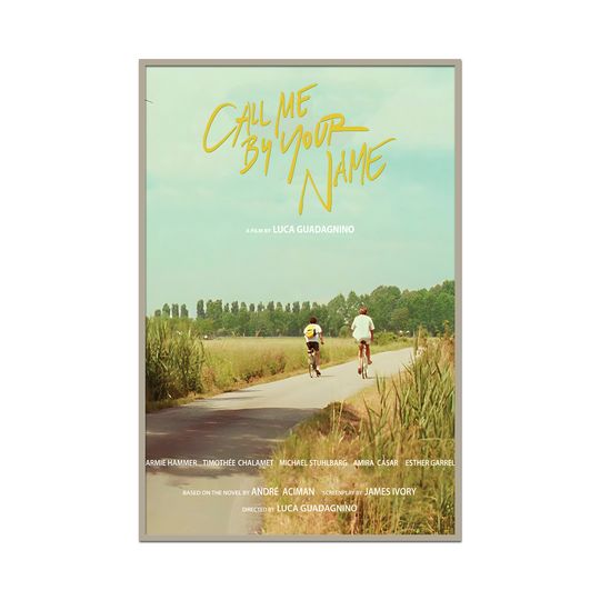 Discover Call Me By Your Name Bike Ride Poster