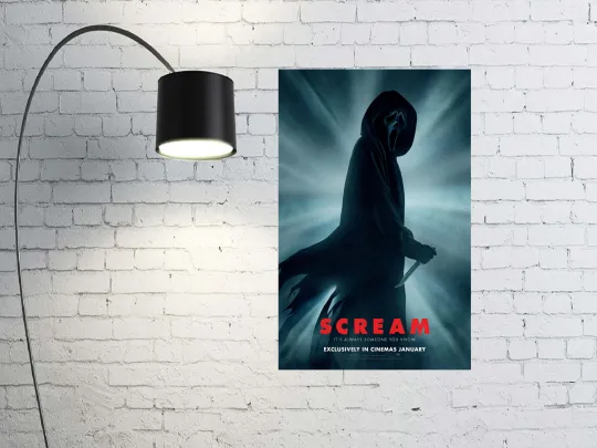 Discover Scream 5 Movie Poster 2023 Horror Halloween Movie Poster