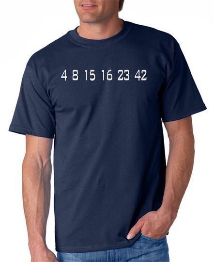 Discover Lost Numbers T-Shirt From the TV Show Lost